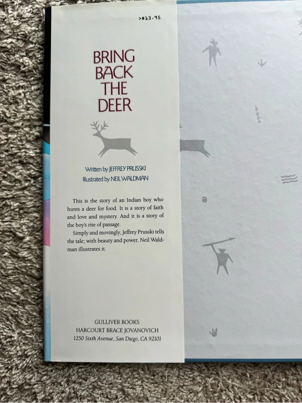 Bring Back the Deer by Jeffrey Prusski & Neil Waldman – Children’s Hardcover